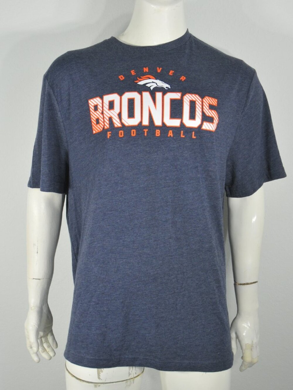 NFL Denver Broncos T shirt 2XL Officially Licensed Product Blue NWT